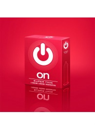 Супертонкие презервативы ON) Super Thin - 3 шт. - ON) - купить с доставкой в Невинномысске