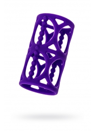 Фиолетовая насадка-сетка на член - A-toys - в Невинномысске купить с доставкой