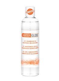 Гель-смазка 2-в-1 MASSAGE   LUBRICANT GUARANA - 300 мл. - Waterglide - купить с доставкой в Невинномысске