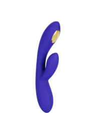 Фиолетовый вибратор с функцией электростимуляции Intimate E-Stimulator Dual Wand - 21,5 см. - California Exotic Novelties - купить с доставкой в Невинномысске