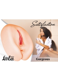 Мастурбатор с 2 тоннелями Satisfaction Gorgeous - Lola Games - в Невинномысске купить с доставкой