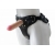 Черный пояс-трусики с двумя насадками Soft-Dolli - 16,5 и 10,5 см. - LOVETOY (А-Полимер) - купить с доставкой в Невинномысске