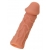 Телесная реалистичная насадка KOKOS Extreme Sleeve 05 с дополнительной стимуляцией - 12,7 см. - KOKOS - в Невинномысске купить с доставкой
