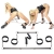 Комплект наручников и наножников с распорками Spread  em Bar and Cuff Set - Pipedream - купить с доставкой в Невинномысске