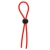 Красное эрекционное лассо с одной бусиной-утяжкой STRETCHY THIN LASSO - Dream Toys - в Невинномысске купить с доставкой