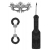 Черный игровой набор Introductory Bondage Kit №4 - Shots Media BV - купить с доставкой в Невинномысске