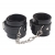 Черные оковы на ноги Obey Me Leather Ankle Cuffs - Chisa - купить с доставкой в Невинномысске