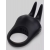Черное эрекционное виброкольцо Sensation Rechargeable Vibrating Rabbit Love Ring - Fifty Shades of Grey - в Невинномысске купить с доставкой