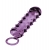 Закрытая фиолетовая насадка с пупырышками SAMURAI PENIS SLEEVE PURPLE - 14,5 см. - NMC - в Невинномысске купить с доставкой