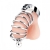 Серебристая клетка для члена Urethral Play Cage - BlueLine - купить с доставкой в Невинномысске