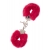 Металлические наручники с красной меховой опушкой METAL HANDCUFF WITH PLUSH RED - Dream Toys - купить с доставкой в Невинномысске