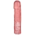 Розовая фаллическая насадка Vac-U-Lock 8  Crystal Jellies Dong - 20,3 см. - Doc Johnson - купить с доставкой в Невинномысске