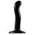Черный фаллоимитатор-насадка Strap-On-Me P G spot Dildo size S - 16,4 см. - Strap-on-me - купить с доставкой в Невинномысске