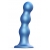 Голубая насадка Strap-On-Me Dildo Plug Balls size S - Strap-on-me - купить с доставкой в Невинномысске