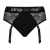 Черные трусики для насадок Diva Lingerie Harness - size S - Strap-on-me - купить с доставкой в Невинномысске