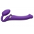 Фиолетовый безремневой вибрострапон Vibrating Bendable Strap-On - size L - Strap-on-me - купить с доставкой в Невинномысске