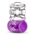 Фиолетовое эрекционное виброкольцо Pleaser Rechargeable C-Ring - Blush Novelties - в Невинномысске купить с доставкой