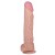 Фаллоимитатор на присоске с узором из вен с одной стороны - 23,5 см. - LOVETOY (А-Полимер)