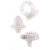 Набор из 3 прозрачных эрекционных колец с вибрацией Teasers Ring Kit - Chisa - в Невинномысске купить с доставкой