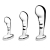 Набор из 3 стальных стимуляторов простаты Stainless Steel P-spot Training Set - b-Vibe - в Невинномысске купить с доставкой