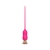 Розовый тонкий стимулятор Nipple Vibrator - 23 см. - I-MOON - купить с доставкой в Невинномысске