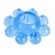 Голубая гелевая насадка-цветок - Toyfa Basic - в Невинномысске купить с доставкой
