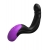 Черно-фиолетовый вибромассажёр простаты Hyper-Pulse P-Spot Massager - Pipedream - в Невинномысске купить с доставкой
