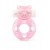 Розовое эрекционное виброкольцо в форме мишки - 1137 - в Невинномысске купить с доставкой