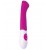 Ярко-розовый вибратор Ida со скошенной головкой для G-стимуляции - 19 см. - A-toys