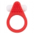 Красное эрекционное кольцо LIT-UP SILICONE STIMU RING 1 RED - Dream Toys - в Невинномысске купить с доставкой
