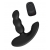 Черный силиконовый стимулятор простаты Levett Nitoc с пультом ДУ - Levett - в Невинномысске купить с доставкой