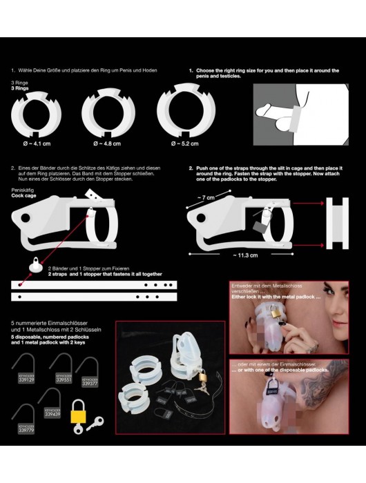 Набор для мужского пояса верности Cock Cage Set - Orion - купить с доставкой в Невинномысске