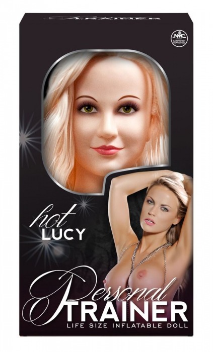 Надувная кукла с вибрацией и 2 любовными отверстиями Hot Lucy Lifesize Love Doll - NMC - в Невинномысске купить с доставкой