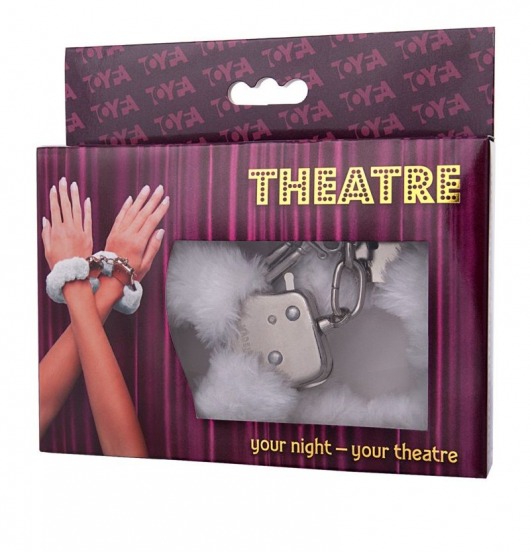 Наручники с белой меховой опушкой - ToyFa - купить с доставкой в Невинномысске