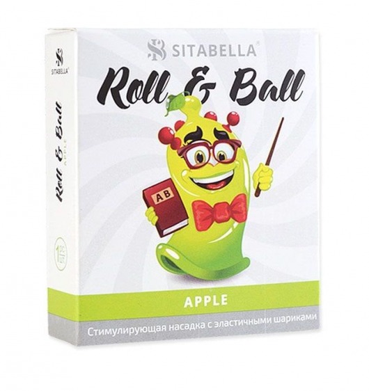 Стимулирующий презерватив-насадка Roll   Ball Apple - Sitabella - купить с доставкой в Невинномысске