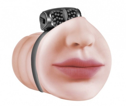 Мастурбатор-ротик с виброкольцом Satisfaction Beloved - Lola Games - в Невинномысске купить с доставкой