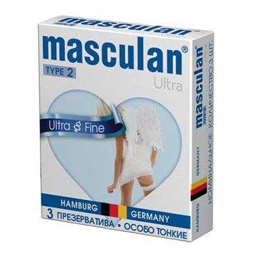 Ультратонкие презервативы Masculan Ultra Fine с обильной смазкой - 3 шт. - Masculan - купить с доставкой в Невинномысске