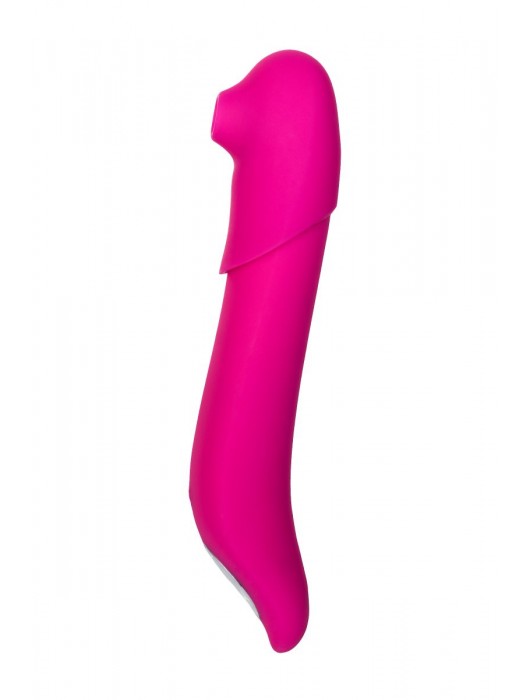 Розовый стимулятор с пульсацией и вакуум-волновой стимуляцией JOS Oscar - 20,5 см. - JOS