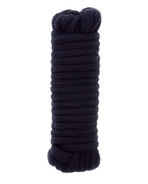 Чёрная веревка для связывания BONDX LOVE ROPE - 5 м. - Dream Toys - купить с доставкой в Невинномысске