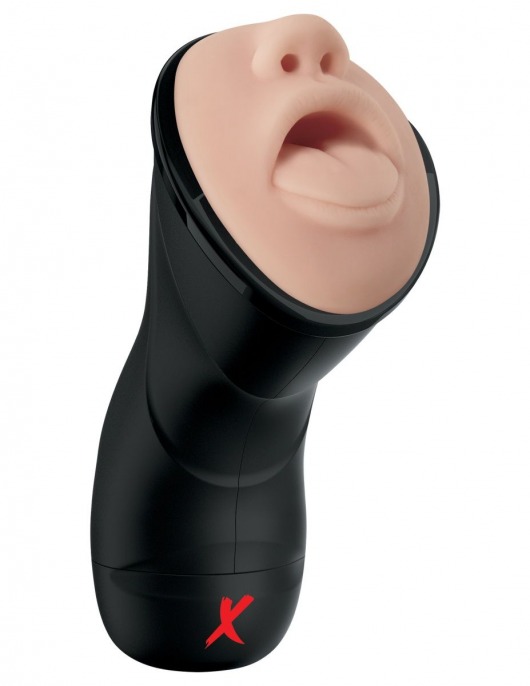 Мастурбатор-ротик Deep Throat Vibrating Stroker - Pipedream - в Невинномысске купить с доставкой