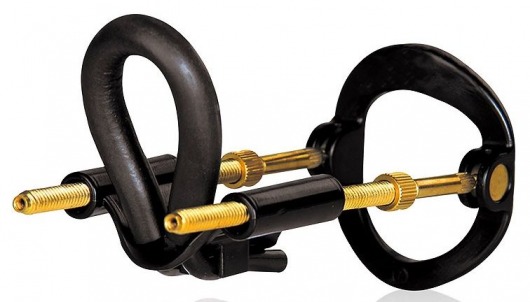 Черный экстендер-растяжитель пениса - Sex Expert - в Невинномысске купить с доставкой