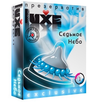 Презерватив LUXE  Exclusive  Седьмое небо  - 1 шт. - Luxe - купить с доставкой в Невинномысске