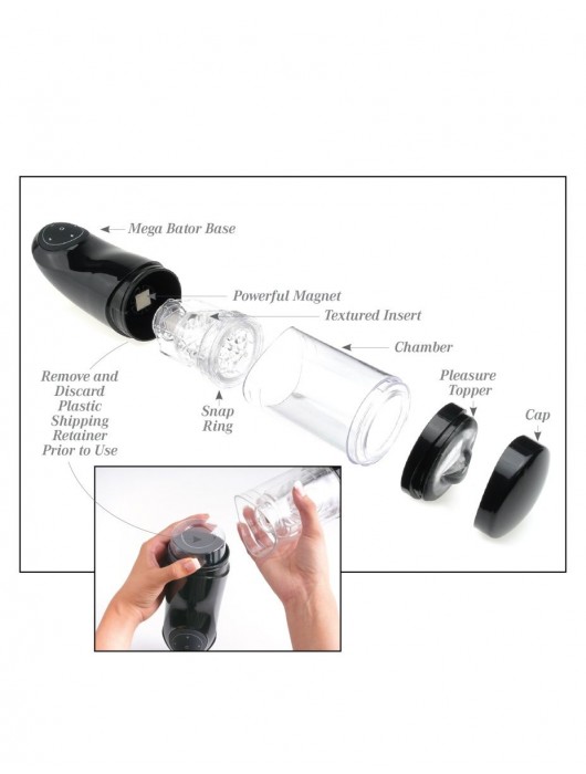 Прозрачный автоматический мастурбатор-анус Mega-Bator Ass - Pipedream - в Невинномысске купить с доставкой