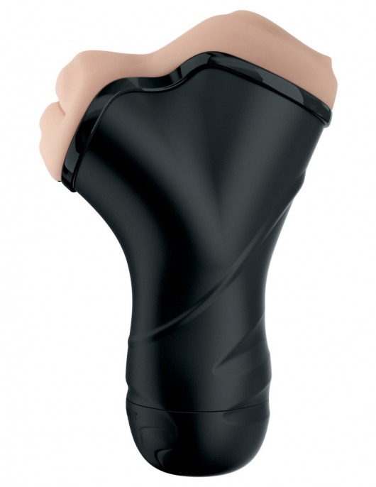 Мастурбатор в колбе с двумя тоннелями Double Penetration Vibrating Stroker - Pipedream - в Невинномысске купить с доставкой