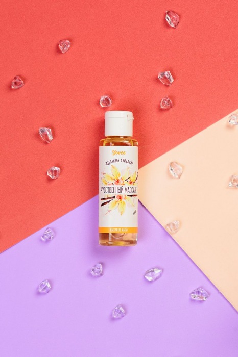 Масло для массажа «Чувственный массаж» с ароматом ванили - 50 мл. - ToyFa - купить с доставкой в Невинномысске
