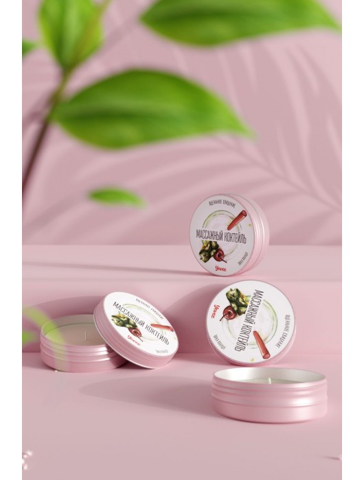 Массажная свеча «Массажный коктейль» с ароматом пина колады - 30 мл. - ToyFa - купить с доставкой в Невинномысске