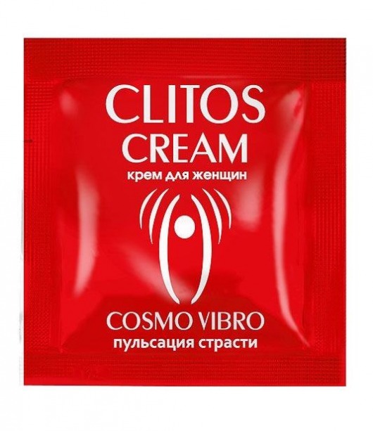 Пробник возбуждающего крема для женщин Clitos Cream - 1,5 гр. - Биоритм - купить с доставкой в Невинномысске
