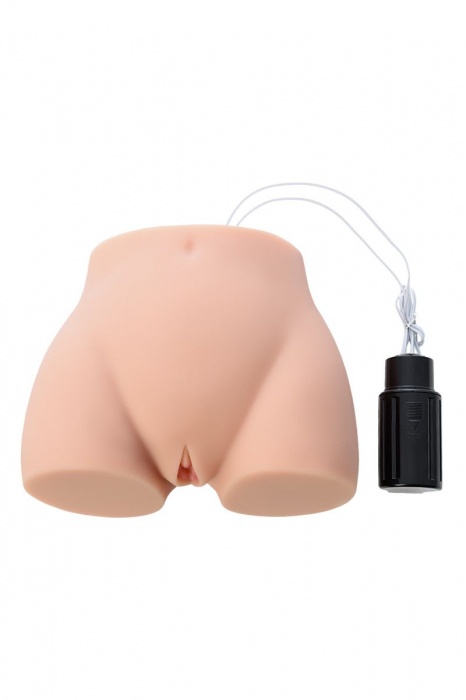 Мастурбатор-полуторс Cherry с вибрацией и двумя любовными тоннелями - KOKOS - в Невинномысске купить с доставкой