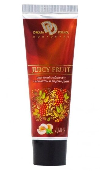 Интимный съедобный лубрикант JUICY FRUIT с ароматом дыни - 30 мл. - БиоМед - купить с доставкой в Невинномысске