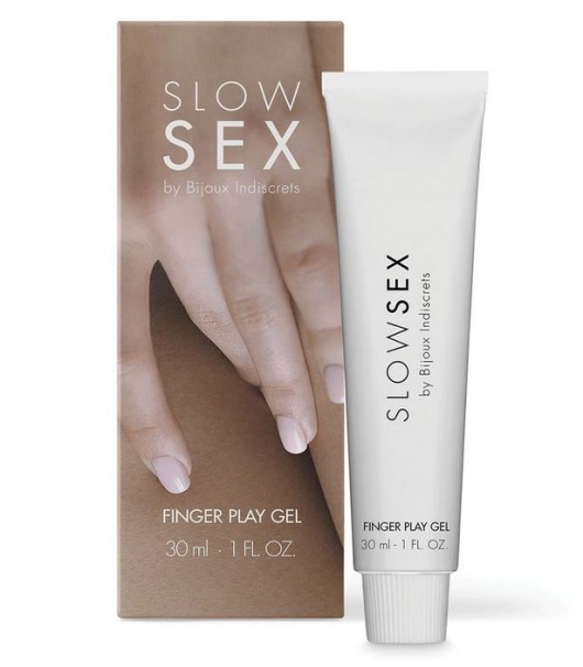 Гель для мастурбации с ароматом кокоса Slow Sex Finger Play Gel - 30 мл. - Bijoux Indiscrets - купить с доставкой в Невинномысске